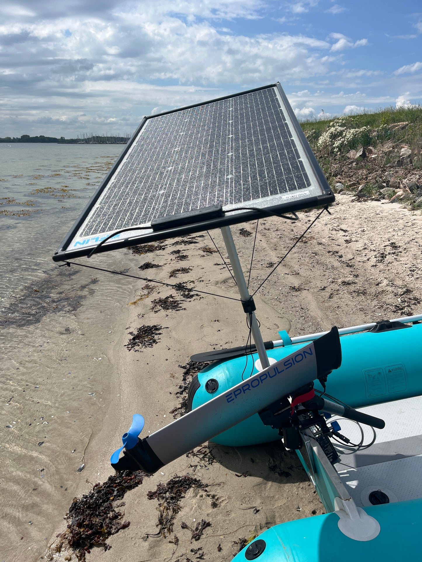 FLINdinghy - Solarsystem fürs Schlauchboot