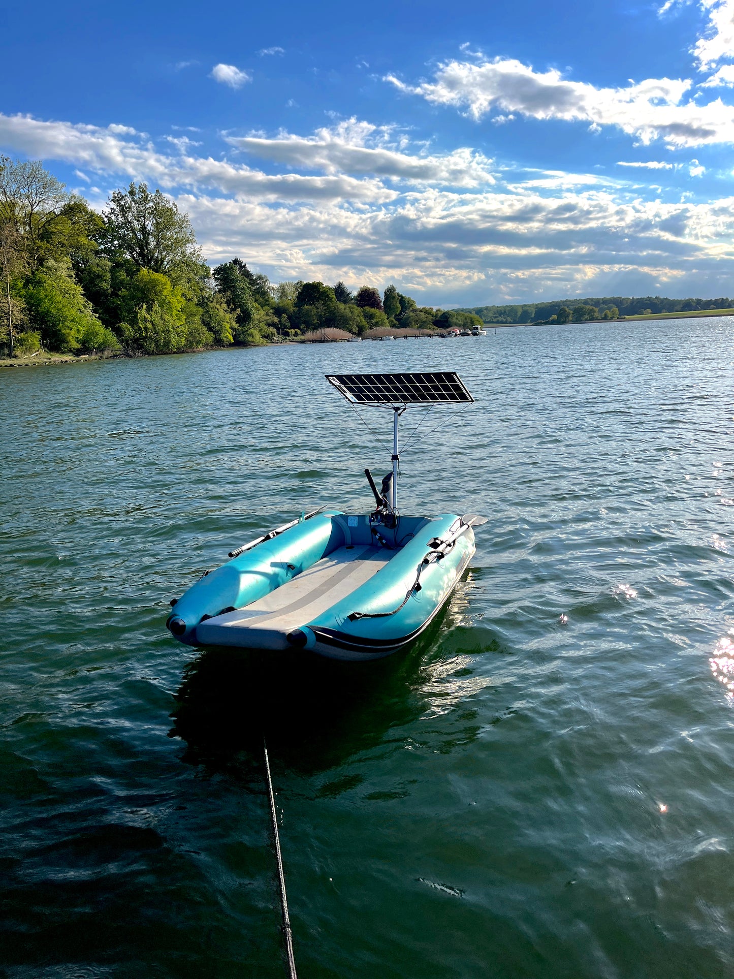 FLINdinghy - Solarsystem fürs Schlauchboot